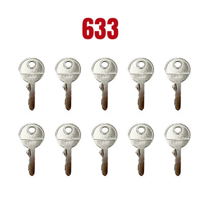 10pc Ignition Key Set for Fiat-Om Pimespo Forklift
