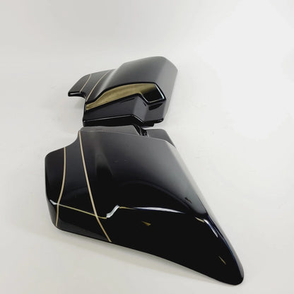 Genuine Side Covers for Harley Davidson CVO Road Glide Black/Gold