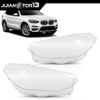 Pair Headlight Lens Cover for BMW X3 X4 G01 G02 G08 (2018–2021) jijia20241122-1