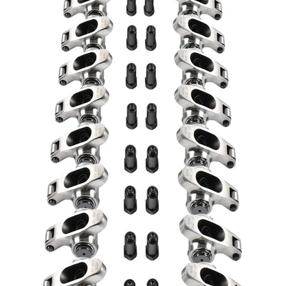 Set of 16 Stainless Steel Roller Rocker Arm Nuts for BBC 454 396 427 (1965–2000)