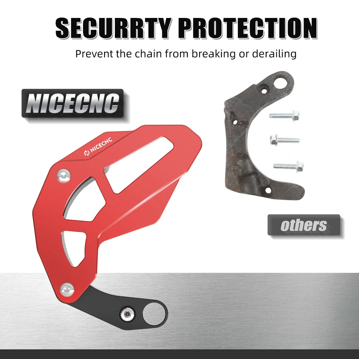 Case Saver Chain Guide Guard for Honda TRX450R (2006–2009)