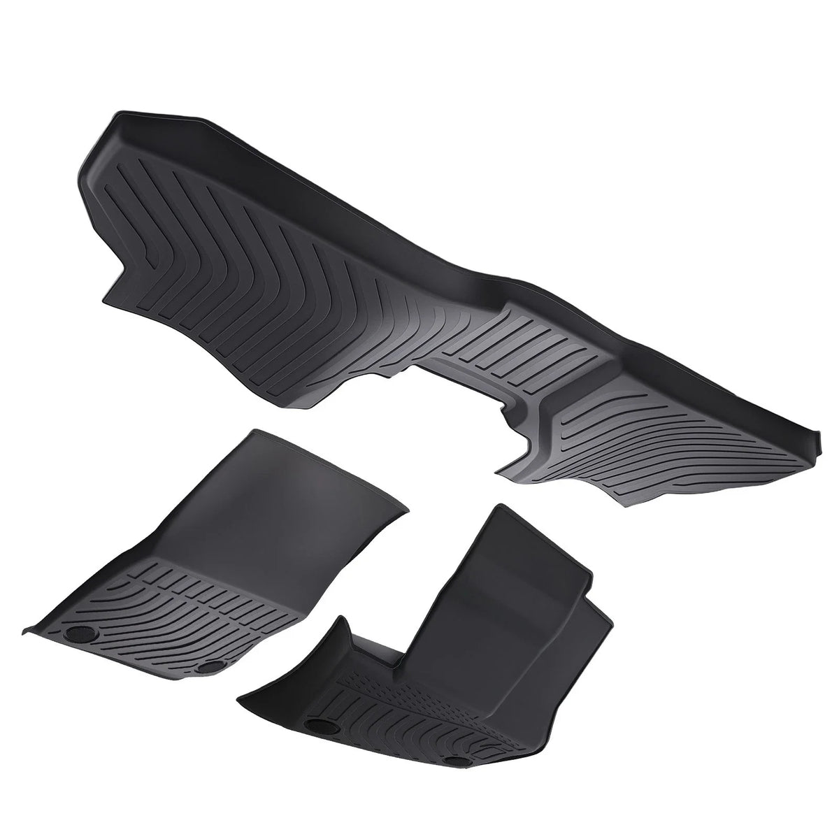 Black TPE Rubber Floor Mats Liner for BMW X5 (2014–2018) Waterproof Anti-Slip