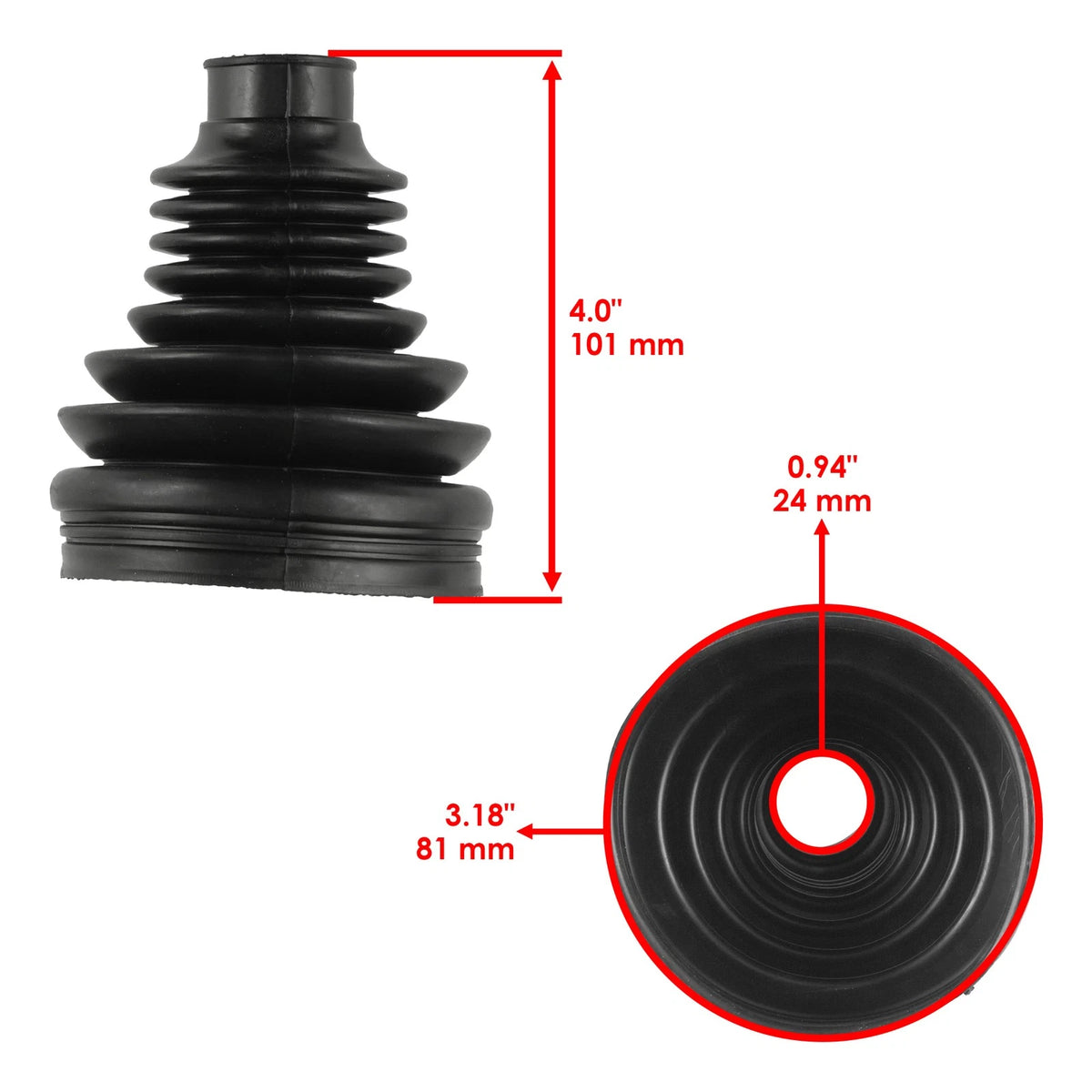 Celox CV Boot Kit for Polaris RZR XP 4 1000 (2024–2025) BO106+BO215, 3239357, 3236707, 2211716