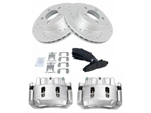 Front Brake Pad Rotor Caliper Set for Mazda B4000 (1998–2002) NF814TG