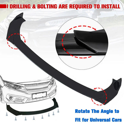 Front Bumper Lip Spoiler Splitter for KIA K5 GT GT-Line (2021–2023)