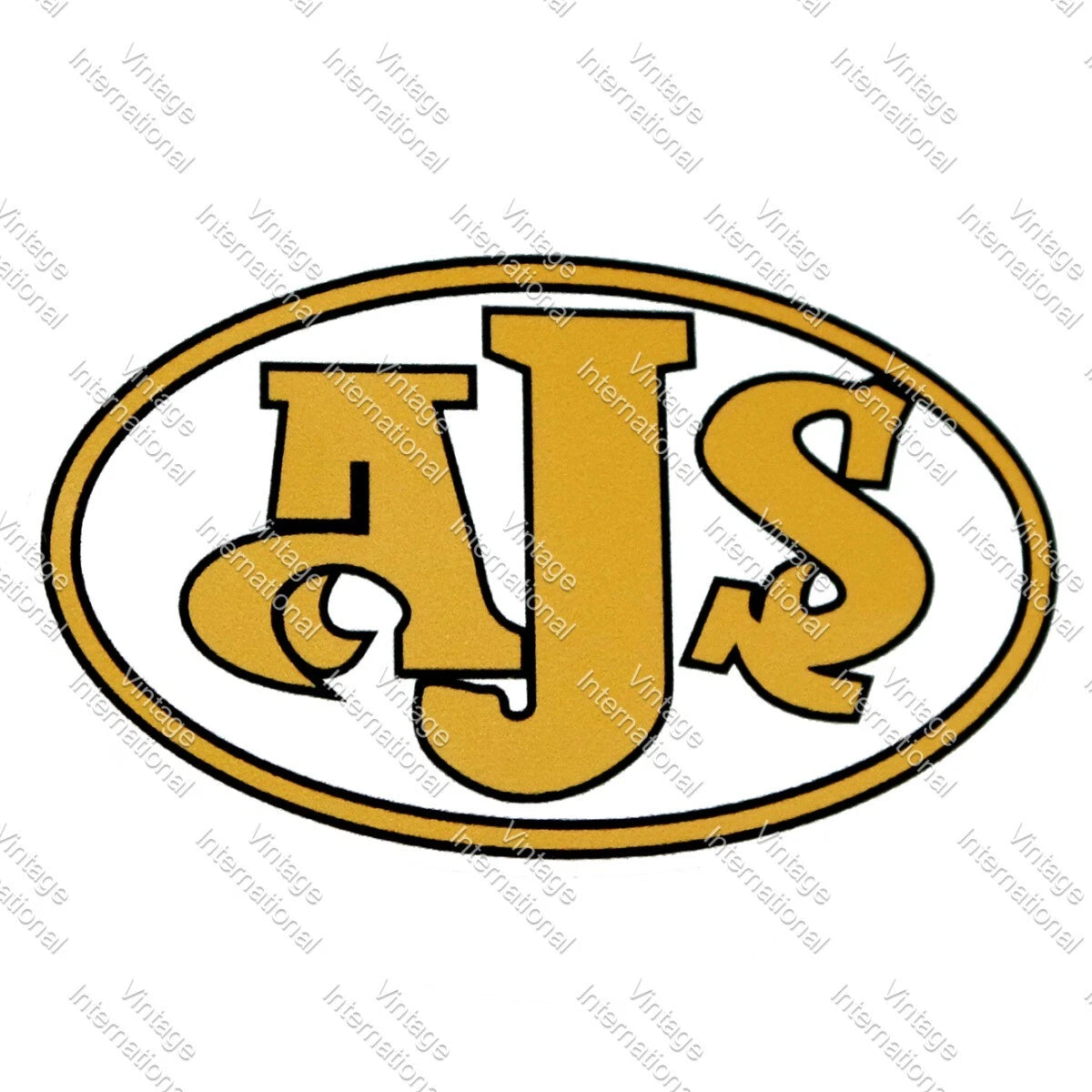 Decals Stickers for AJS Classic Motorbike (Size 84mm x 51mm)