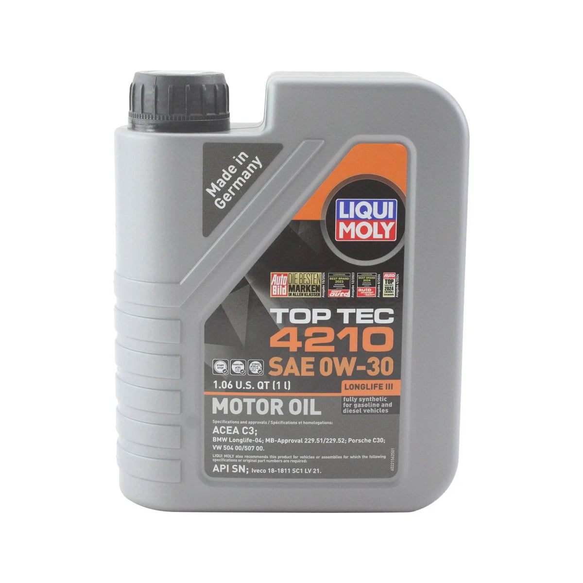 Liqui Moly Top Tec 4210 0W-30 Engine Oil Change Kit for Q7 Touareg (2007–2018)