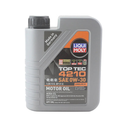 Liqui Moly Top Tec 4210 0W-30 Engine Oil Change Kit for Q7 Touareg (2007–2018)