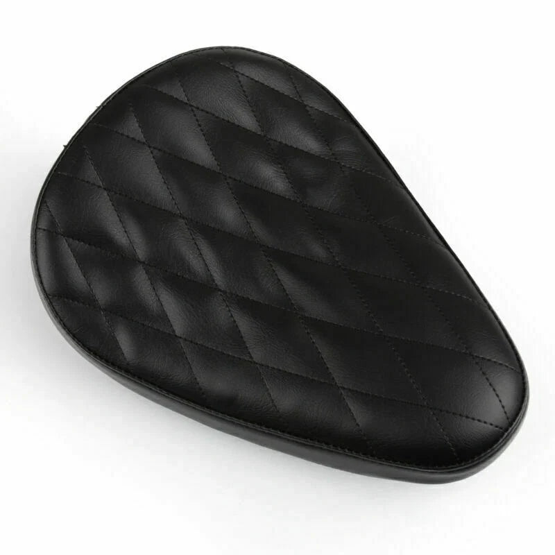 Diamond Leather Solo Saddle Seat for Chopper Bobber Custom (SX, CB, T9)