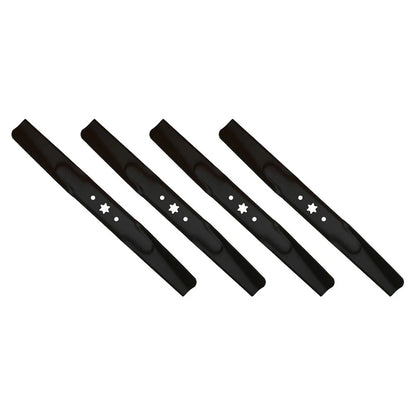 Set of 4 Standard Mower Blades for MTD