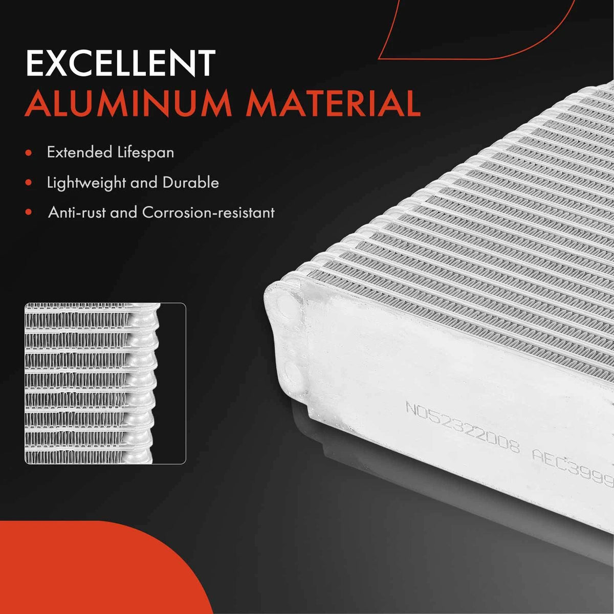 A-Premium Front A/C Evaporator Core for Chevrolet Traverse (2013–2017) 22816158, EV939993PFC