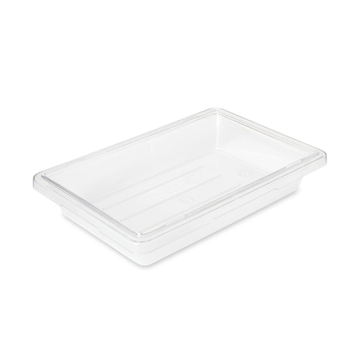 2X Rubbermaid Commercial Polycarbonate Food Storage Containers 2 Gal, Clear