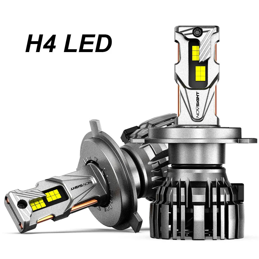 2X H4 9003 LED Headlights for 30000LM 6500K