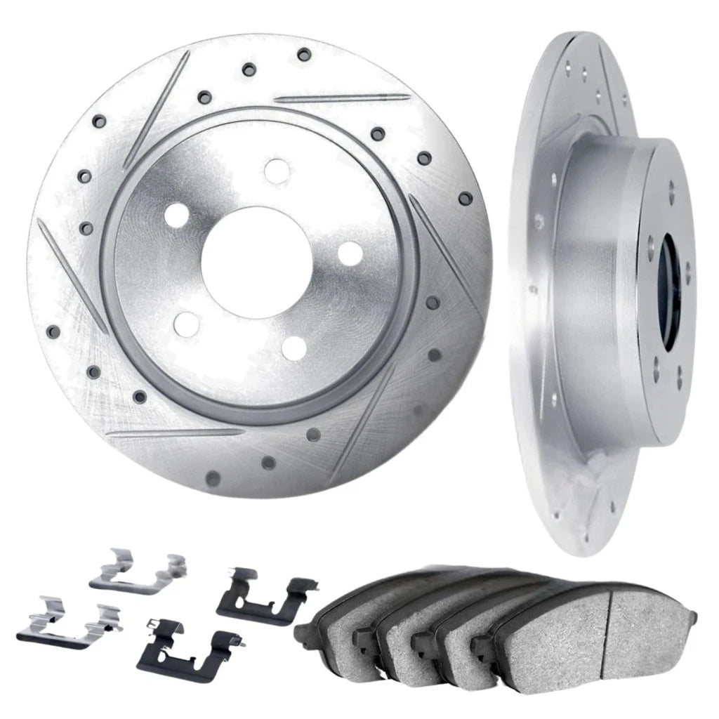 Brake Rotor Set Rear for Volkswagen Rabbit (2006–2009) ALX-PAU-DF-7512-74053-CLA3