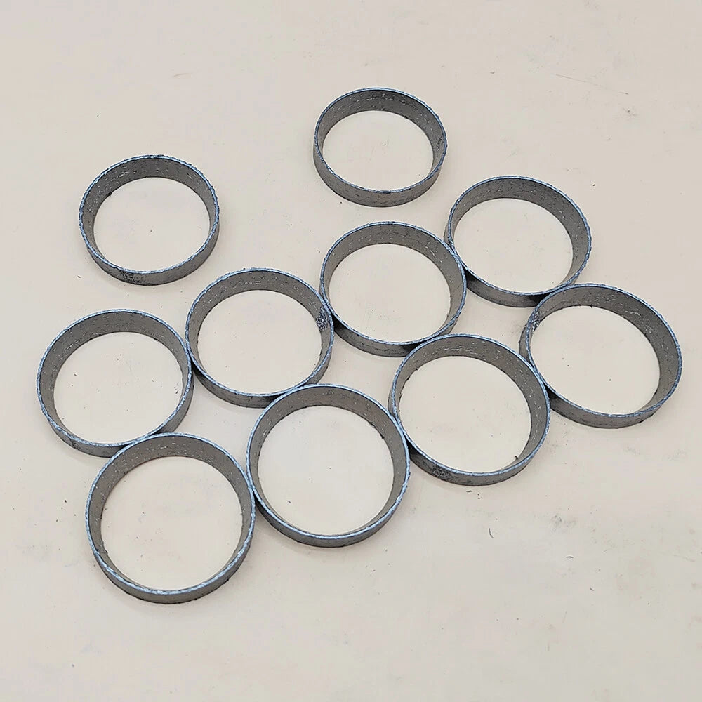 Set of 10 Exhaust Port Gaskets Kit for Harley-Davidson Sportster 883 (1986–2014) 65324-83C