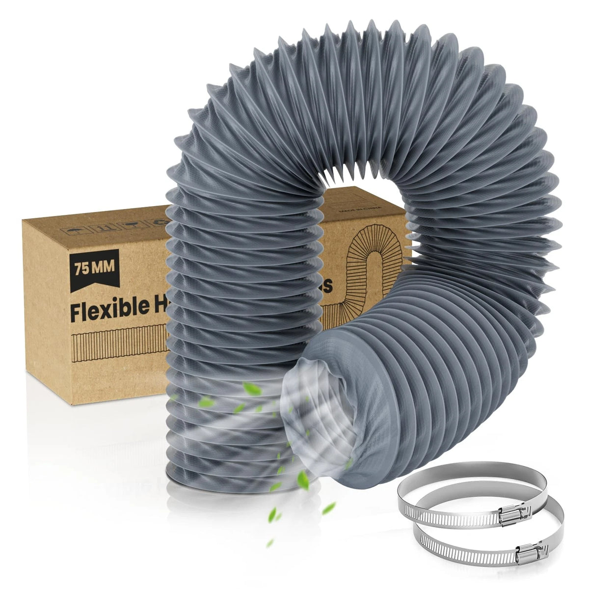 3 Inch Duct Hose for Various Applications (3" x 8FT)