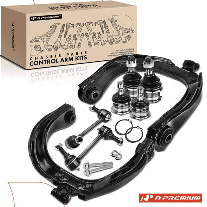 Set of 8 Control Arm Sway Bar Links for Chevy Trailblazer (22157319, K500083)
