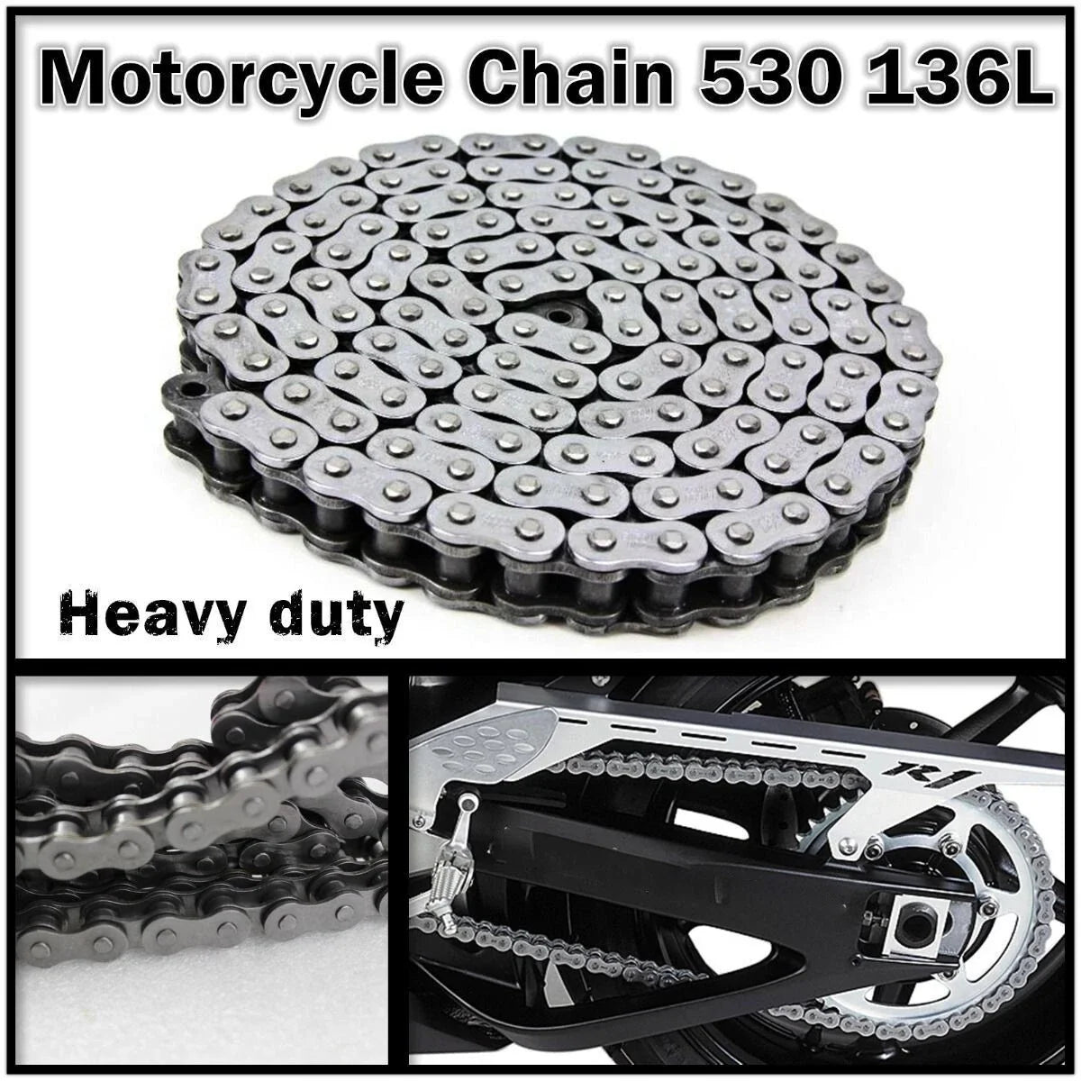 530 136L Motorcycle Drive Chain for Honda CB 900 CB900 (1979–2006)