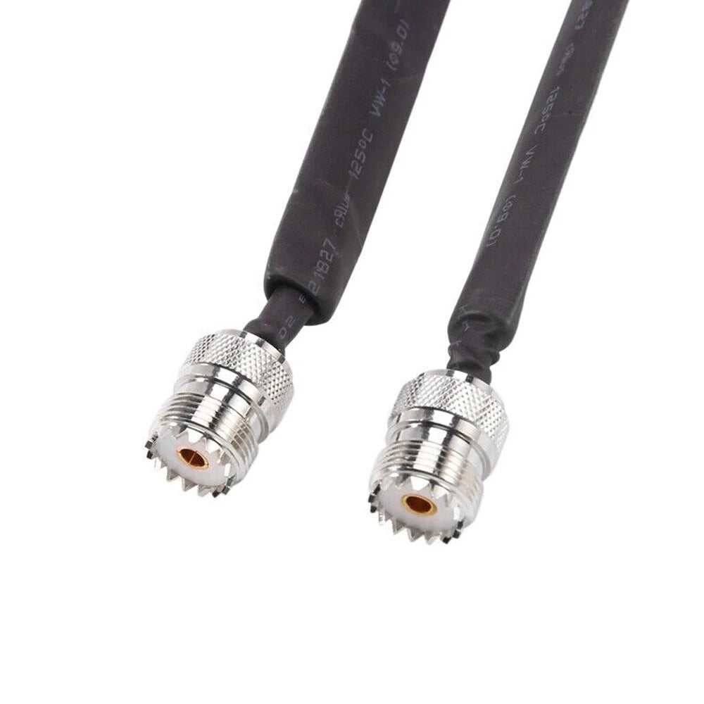 8pc Coaxial Cable SO239 UHF Female to UHF Female for Automotive Use