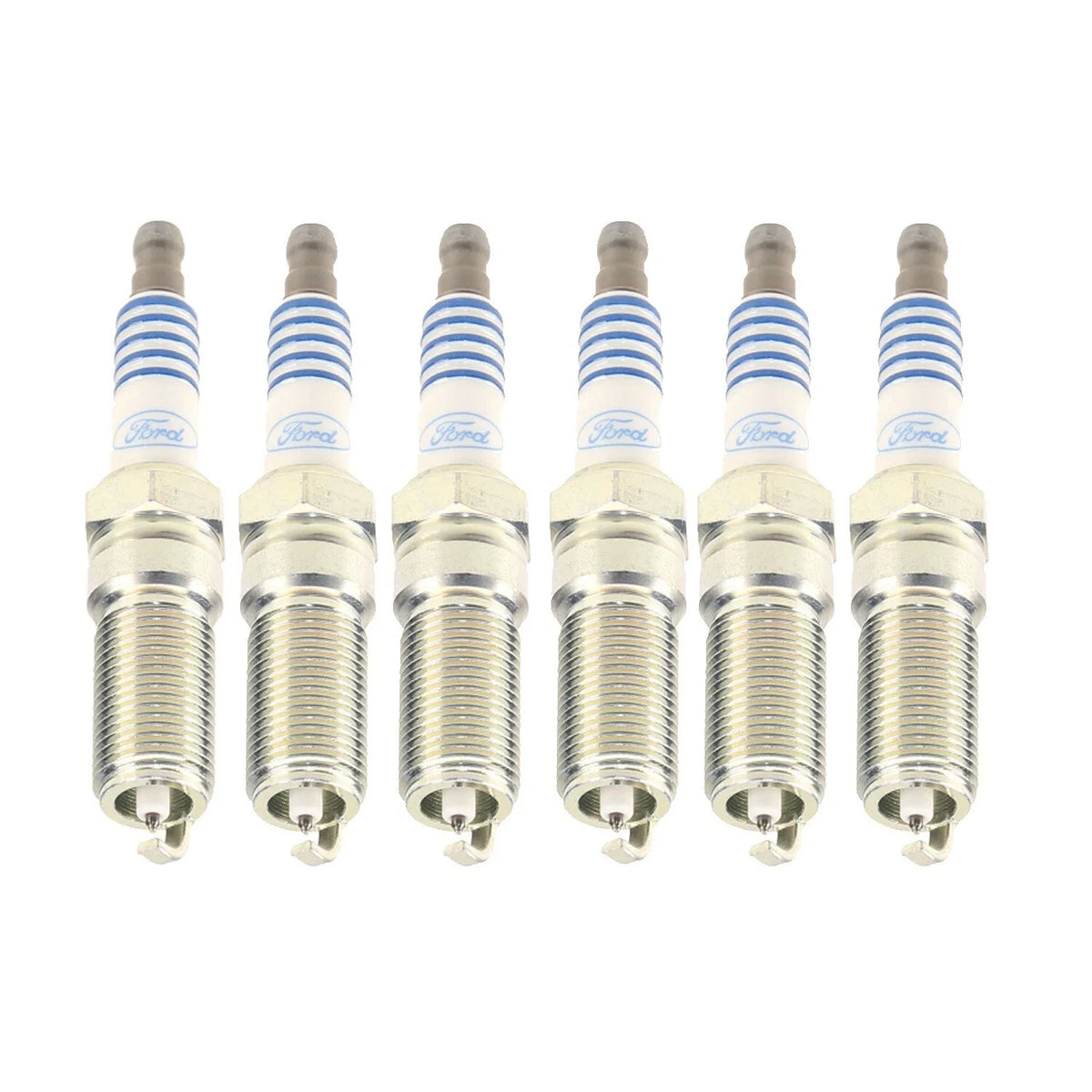Set of 6 Platinum Spark Plugs for Ford Lincoln V6 (OEM, Gap .051)