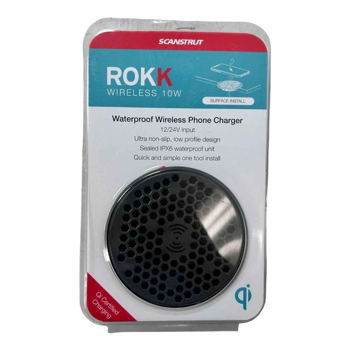 Scanstrut SC-CW-02F Waterproof Surface Mount Wireless Phone Charger (12/24V)