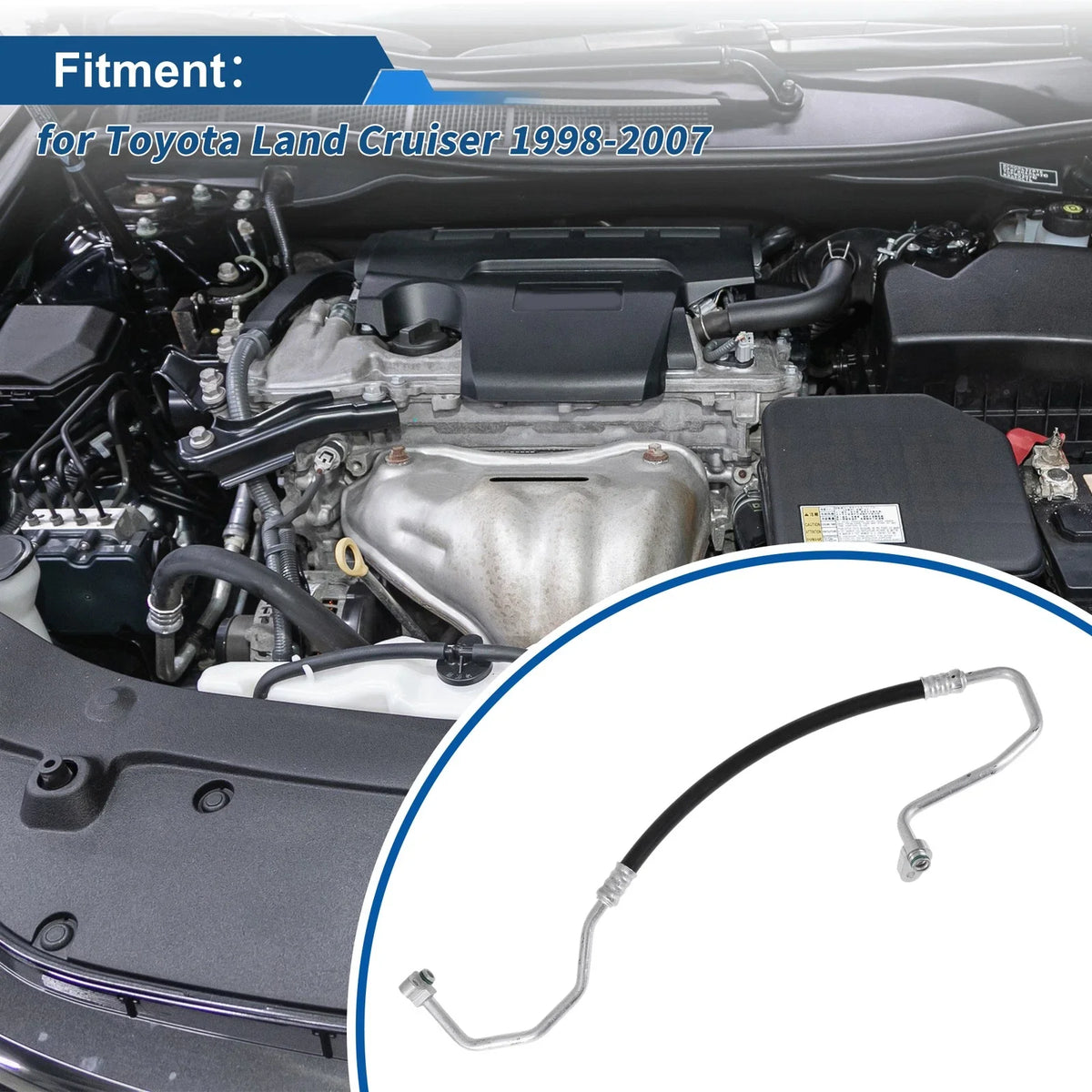 A/C Refrigerant Liquid Hose for Toyota Land Cruiser (1998–2007) No. 8870360240