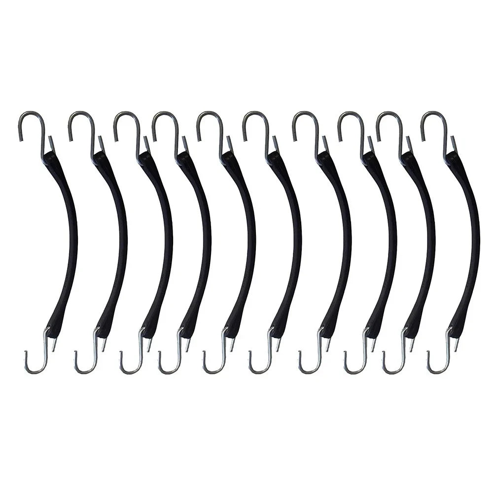 10 Pack Tarp Straps for Boat Covers (9")