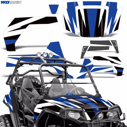 Graphics Kit Decals Stickers for Polaris RZR 800 S (2006–2010)