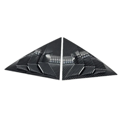 Carbon Fiber Look Side Vent Window Scoop Louvers for Honda Accord (03-07)