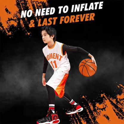 Silent Basketball Size 5 (27.5") - Dark Orange