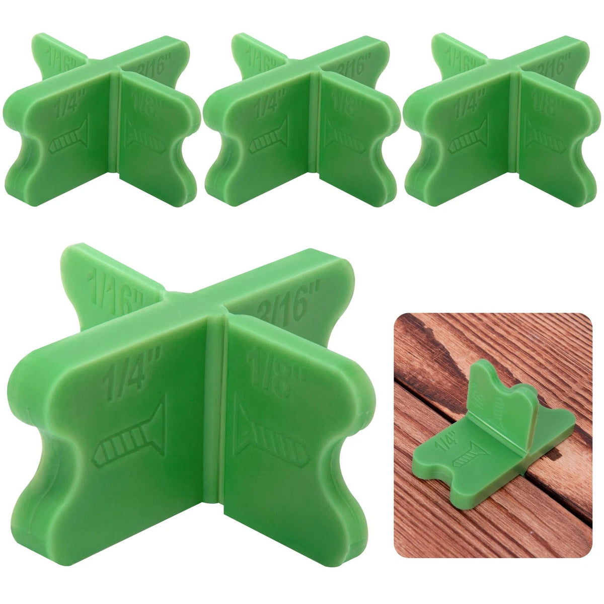 Set of 4 ABS Deck Spacer Tools for Nkiy Quen (Various Thicknesses)