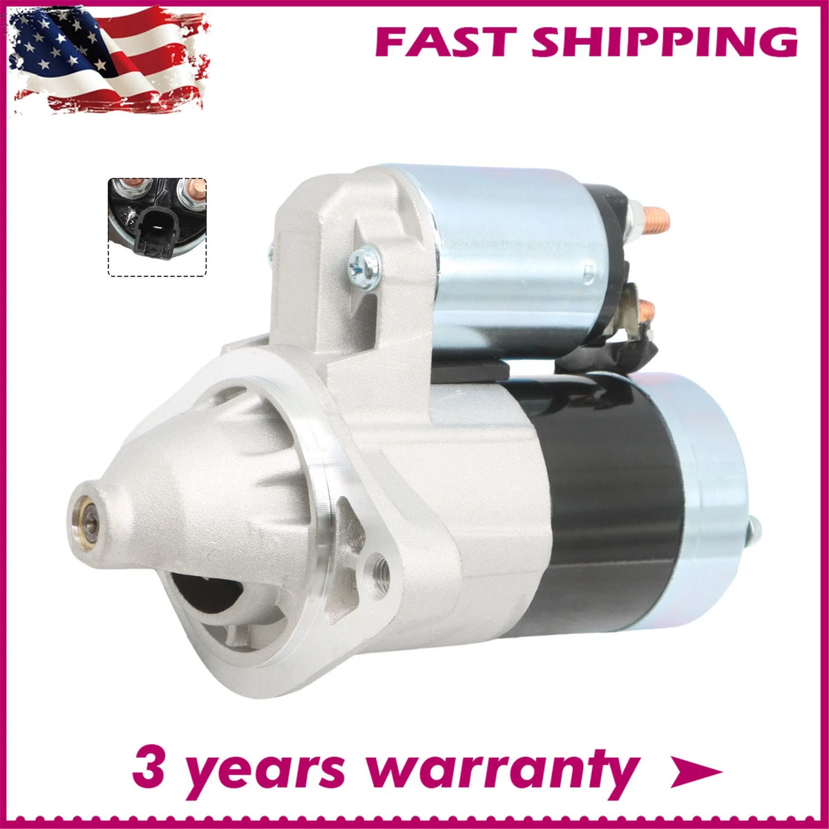 Starter for Toyota Corolla Matrix L4 1.8L (2003–2008) 336-1768, 428000-0340, 428000-0341