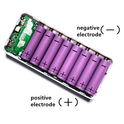 Welding-Free DIY PD Power Bank Case 18650 Battery Fast Charger Box