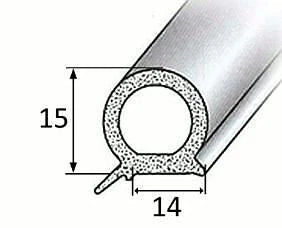 Cab Door Rubber Seal Upgrade for VW T5 T5.1 T6 Transporter (50m Roll)