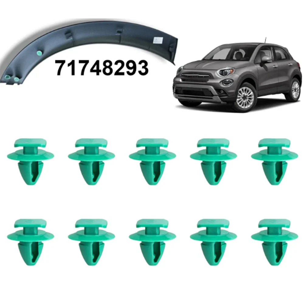 10 x Front Wheel Arch Flare Trim Moulding Clips for Alfa Romeo Stelvio (16-18)