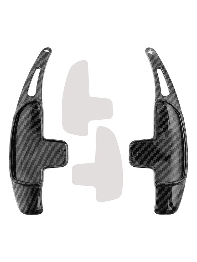 Carbon Look Steering Wheel Paddle Shifter Extension for Mercedes Benz AMG C63