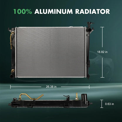 Radiator for Hyundai Santa Fe, Kia Sorento (2010–2018)
