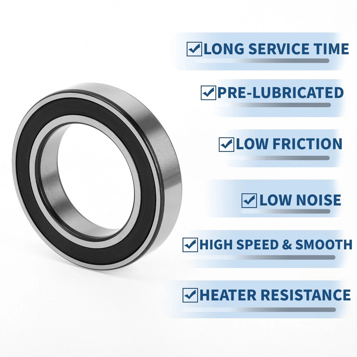 Deep Groove Ball Bearing 50x80x16mm for Scooter Skateboard (6010DDU)