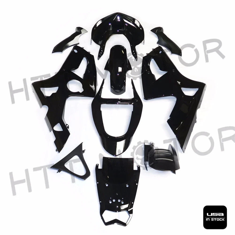 Fairing Kit for Kawasaki Ninja ZX6R 636 (2003–2004) - Glossy Black ABS