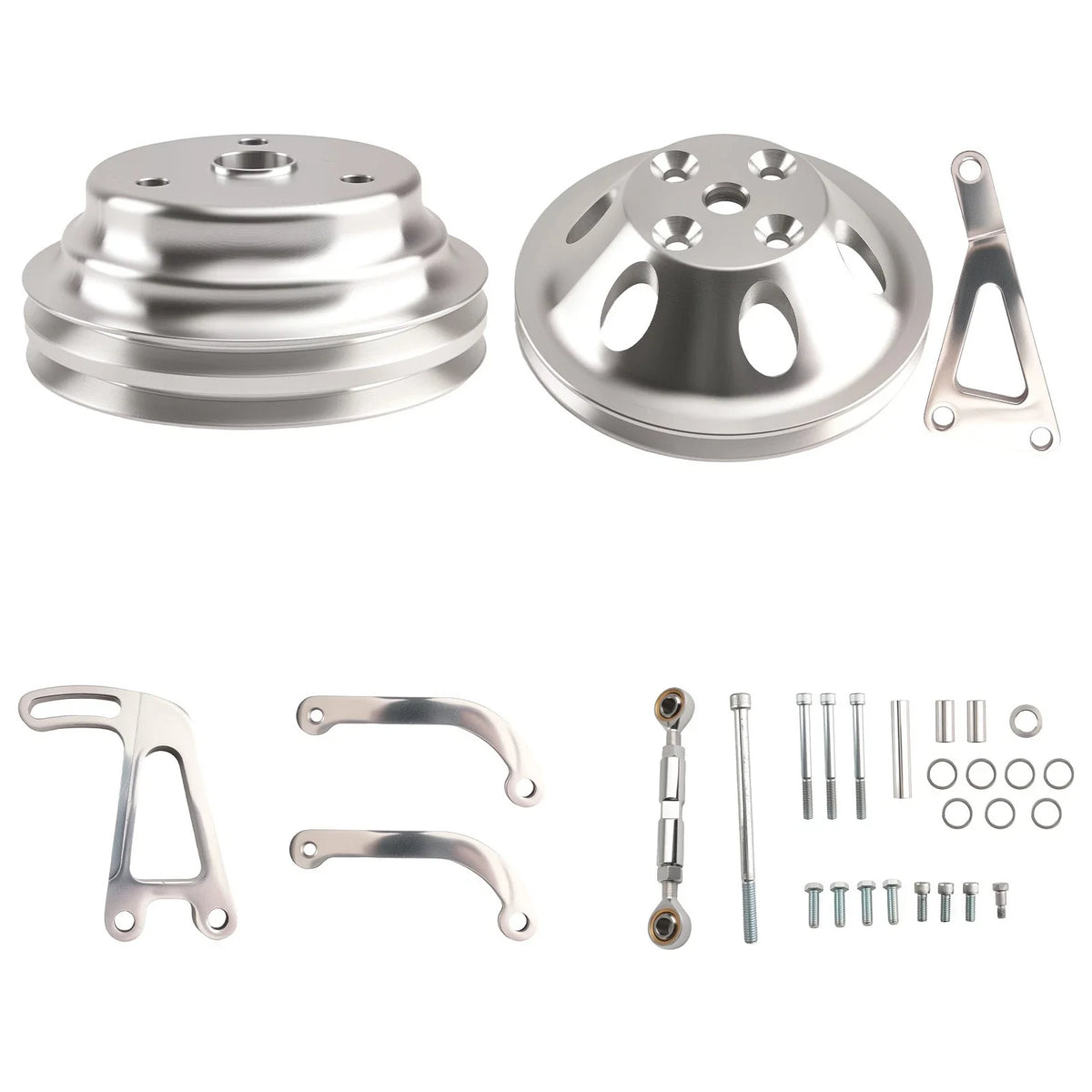Engine Pulley Combo Kit for Chevy 283-305-327-350 (1963–1987)