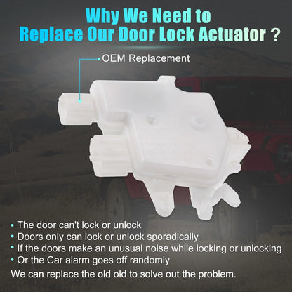 Front Right Door Latch Lock Actuator Motor for Nissan Frontier (2005–2023) No. 80500EA000