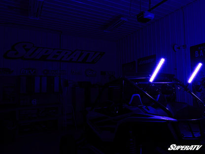 Set of 2 RGB LED Whip Lights for SuperATV (2015–2023)