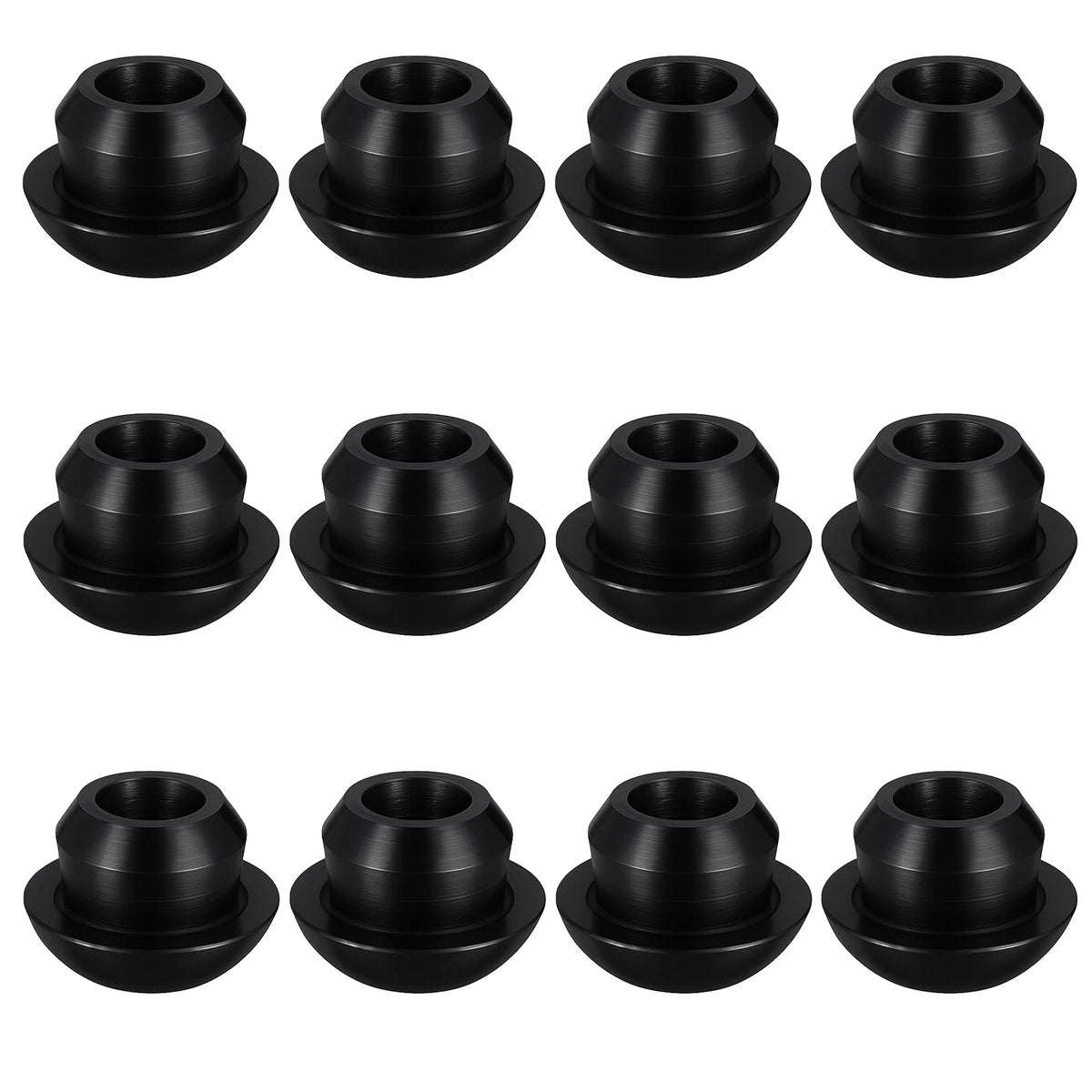12X Hydraulic Jack Oil Plug Rubber Filler Bung Black