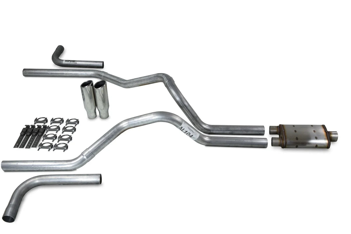 2.5" Dual Exhaust Kit for Dodge Ram 1500 (2004–2008) Magnaflow XL Clamp Tips
