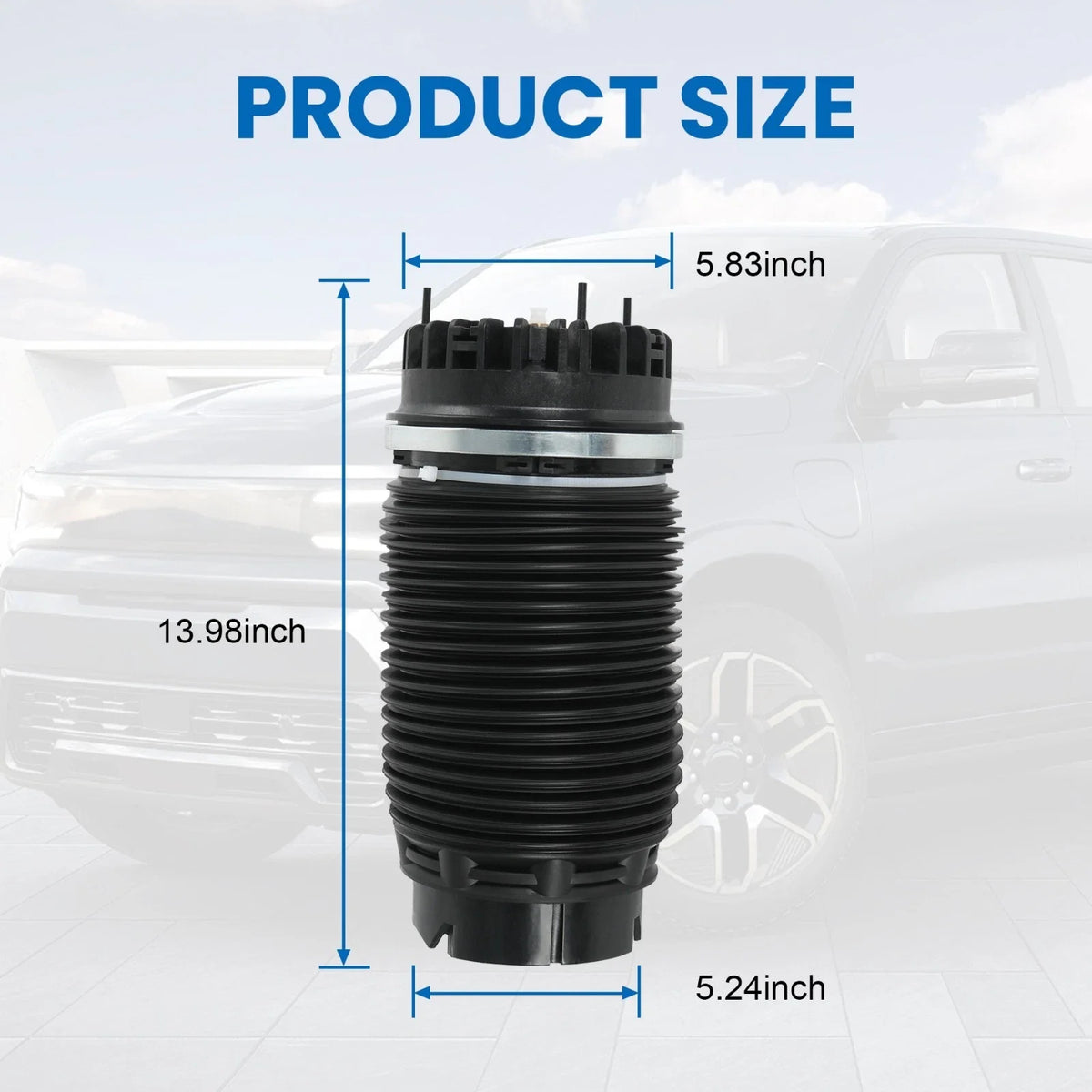 Set of 2 Air Suspension Spring Bags for Dodge Ram 1500 (2019–2024)