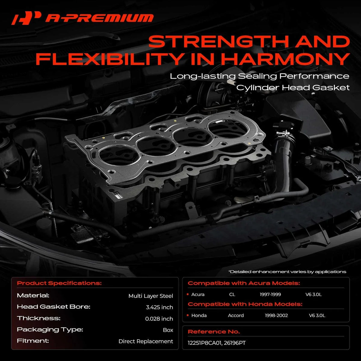 Cylinder Head Gasket for Honda Accord Acura CL (1997–2002)
