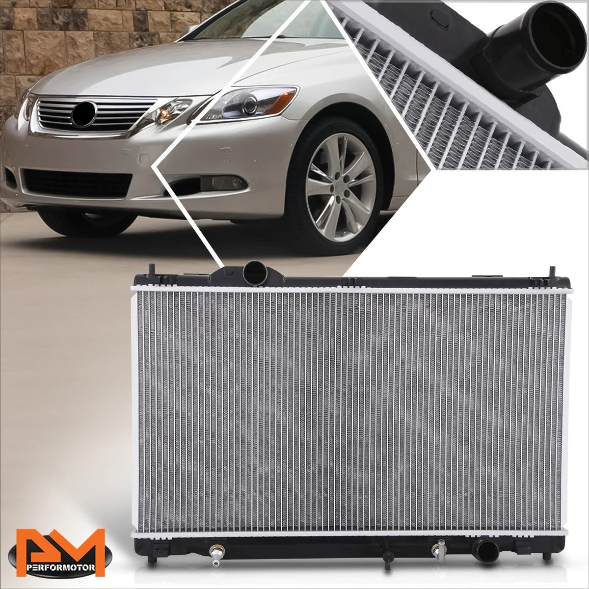 Cooling Radiator for Lexus GS450H (2008–2011) DPI-13334