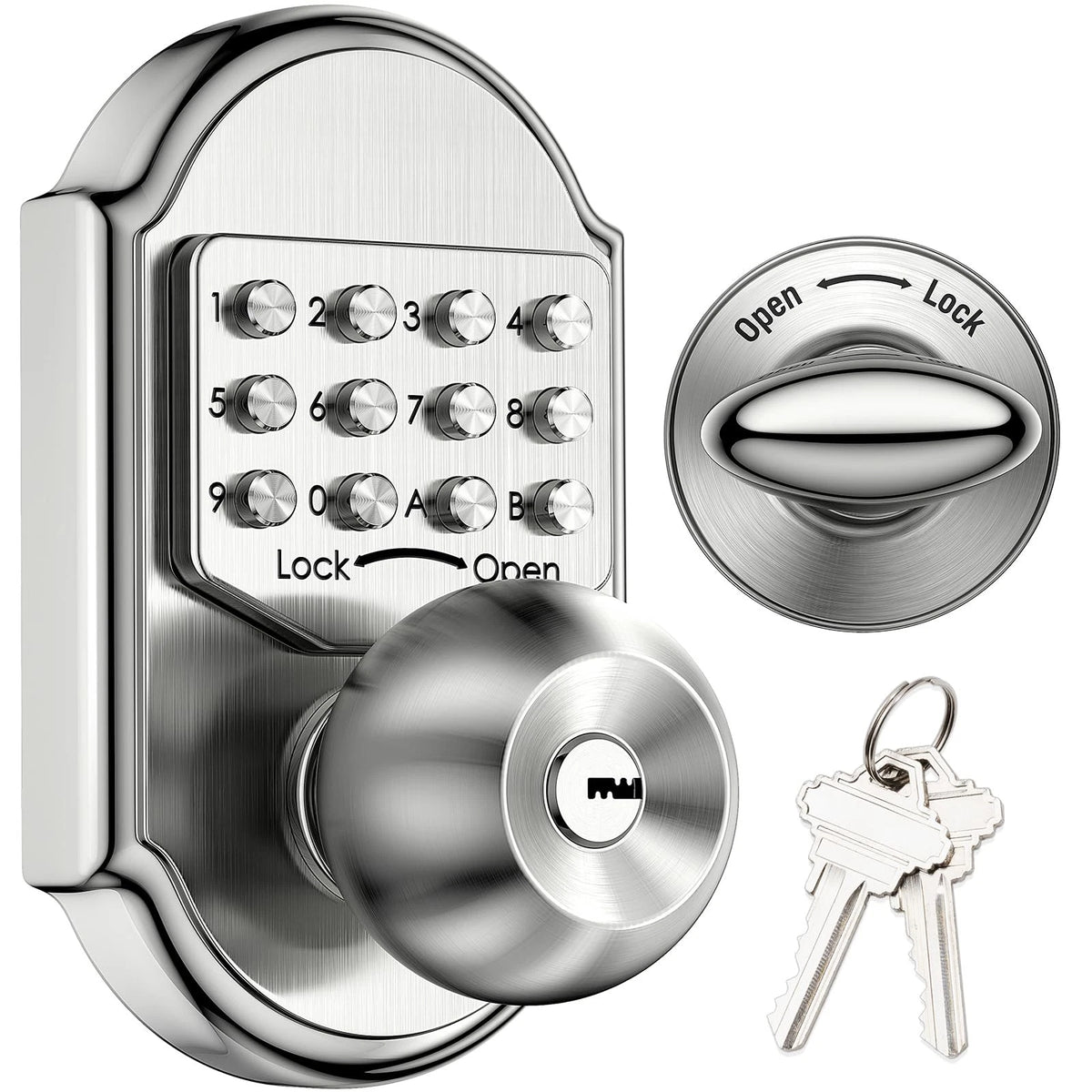 Mechanical Keyless Door Lock for Passcode Entry (3550mm)