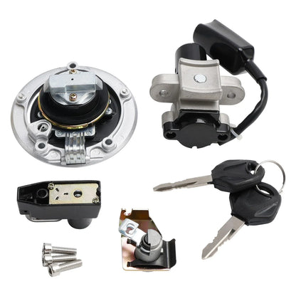 Ignition Switch Fuel Cap Helmet Seat Lock Set for Kawasaki Z125 Pro (2017–2023)