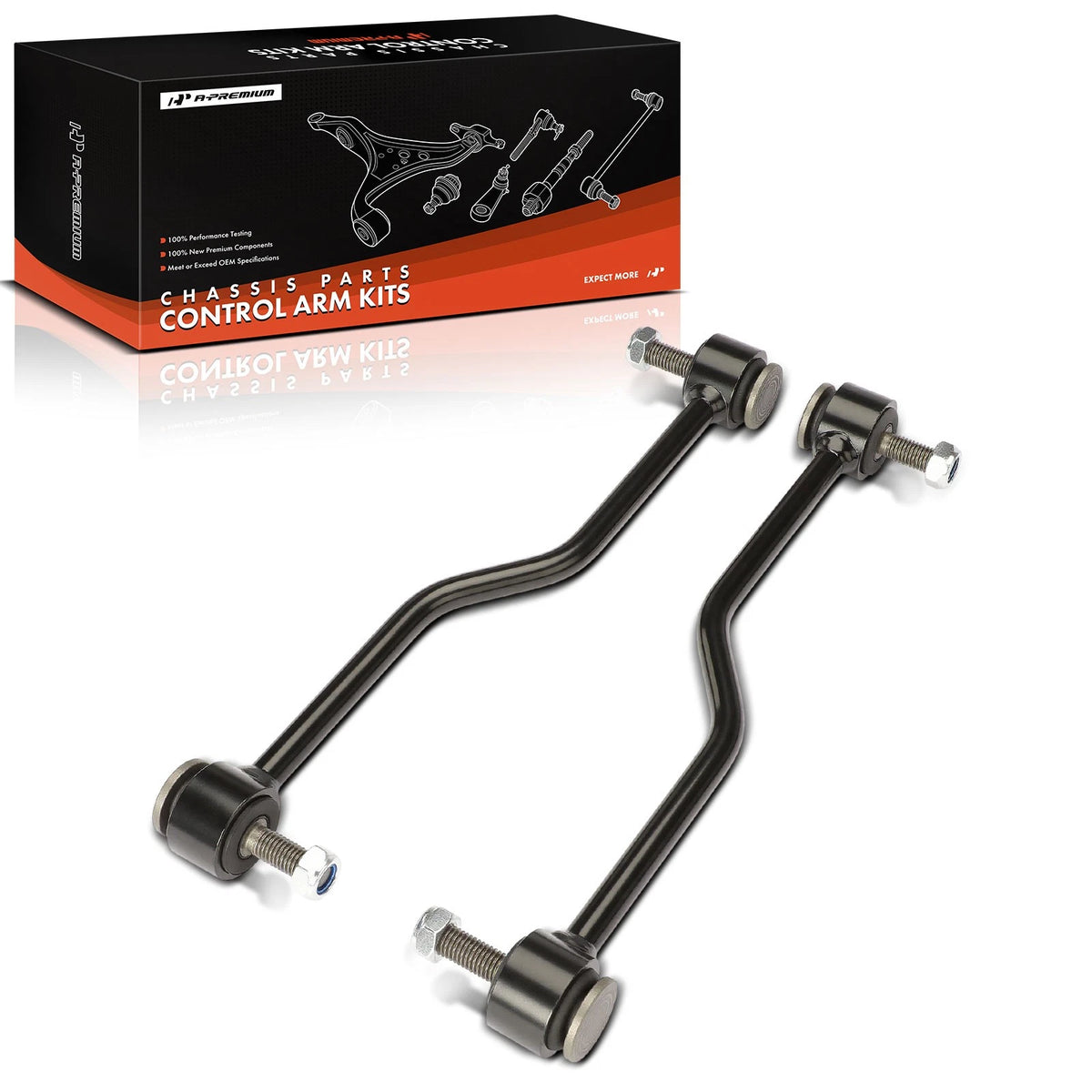 2X Rear Stabilizer Bar Link for Ford F-350 Super Duty, F-450 Super Duty (2017–2024) - HC3Z5K484A, MS408108